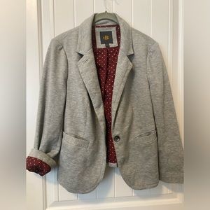 Out Back Red by The Limited Heather Grey Blazer